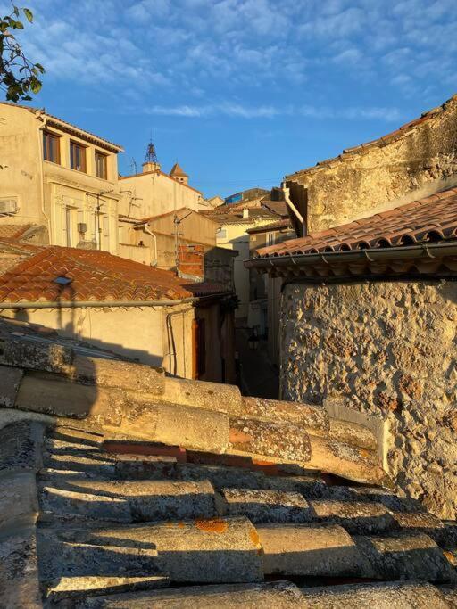 Charming Village House With Roof Top Terrace! Thezan-les-Beziers Exterior photo