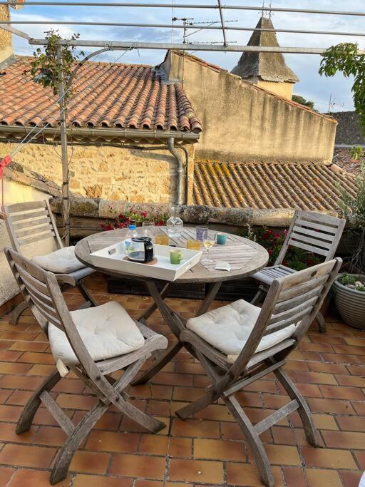 Charming Village House With Roof Top Terrace! Thezan-les-Beziers Exterior photo